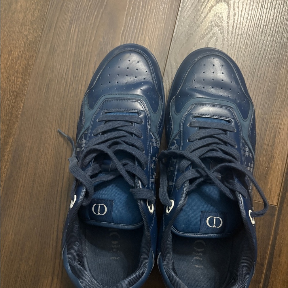 Dior Men's Navy Athletic Sneakers